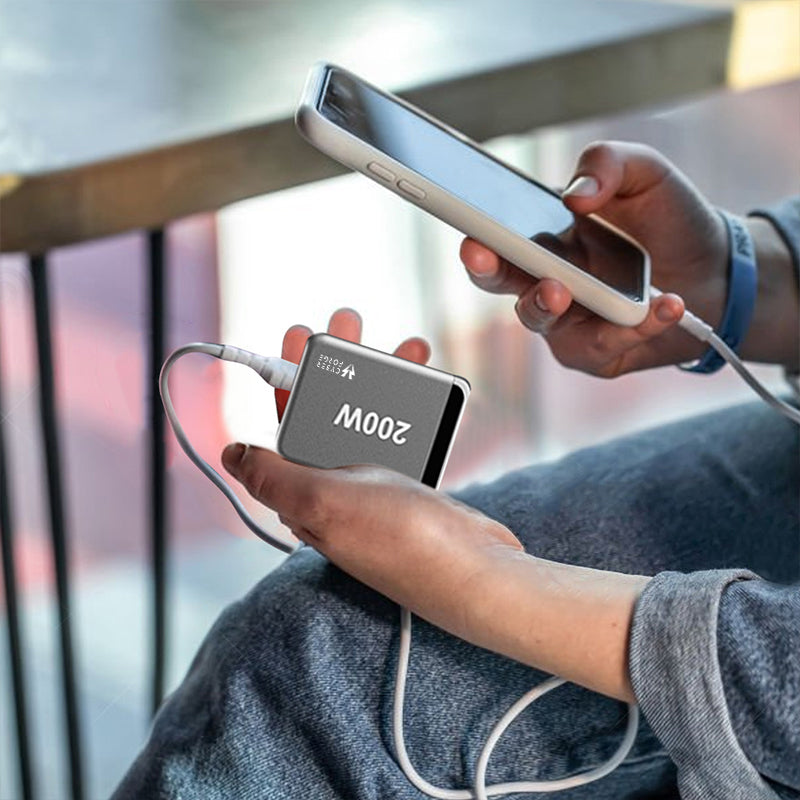 The Cyber Forge™ 200W GaN Charger